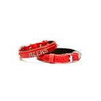 Doggie SBT-1514 Kırmızı Yumuşak Dokulu İsimlikli Köpek Boyun Tasması