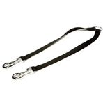 Doggie Siyah 2X60-60 cm Medium Dokuma Çift Köpek Gezdirme Aparatı