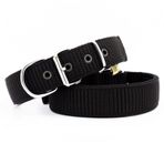 Doggie Siyah 5x55-65 cm Konfor Elit Dokuma Köpek Boyun Tasması