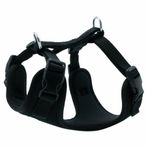 Doggie XS 1.5x35-45 cm Siyah Havalı Dokuma Köpek Göğüs Tasması