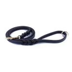 Doggie Yağlı Derili 4 Örgülü Köpek Eğitim Gezdirme Kayışı Small Siyah 1.1X2 Cm