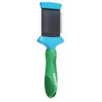 Doggiez Pet Supplies - Köpekler, Kediler ve Yavru Köpekler için Dilimleme Fırçası - Tüy Dökülmek için Deshedding Bakım Fırçası - Uzun Tüylü ve Kısa Saç Irklarını Tımar Etmek için Esnek Tarak - Köpek Fırçası, Kedi Fırçası
