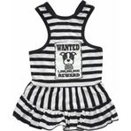 Doggy Dolly Wanted Askılı Çizgili Köpek Elbisesi Xlarge