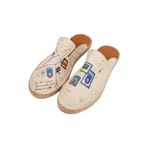 Dogo Erkek Vegan Krem Terlik - Letters and Stamps Tasarım