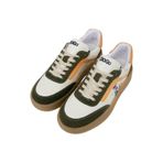 Dogo Kadın Vegan Deri Krem Sneakers - Warner Bros Looney Tunes Sylvester and Tweety Tasarım