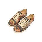 Dogo Vegan Deri Yeşil Tulipa Tasarım Kadın Sneakers