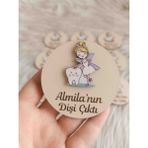 Doğrukan 10 Adet Diş Tutan Perili Ahşap Magnet Diş Buğdayı Diş Hediyelikleri Magnet