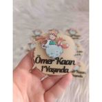 Doğrukan 10 Adet Küçük Prens Konsept Pleksi Magnet Yenidoğan Doğum Günü Hediyelikleri