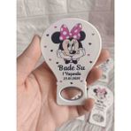 Doğrukan 25 Adet Pembe Minnie Mouse Lu Balon Açacak Magnet Doğum Günü Yenidoğan Mevlüt Hediyelikleri