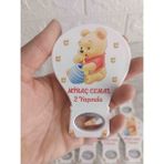 Doğrukan 25 Adet Winnie The Pooh Konsept Balon Açacak Magnet Yenidoğan Doğum Günü Mevlüt Hediyelikleri