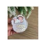 Doğrukan Hediyelik Kız Bebek Figürlü Yenidoğan Doğum Günü Pleksi Magnet Hediyelik(10 Adet)