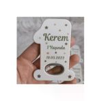 Doğrukan Hediyelik Yıldızlı Erkek Bebek 1 Açacak Magnet Yenidoğan Doğum Günü Mevlüt Magnet Hediyelik 10 Adet