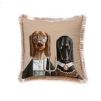 Dogs 2 Yastık/Kırlent (Dolgu Boncuk Elyaf, Ulusl. Yıkama Ve Solmama Sertifikası)