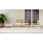 Doğtaş Garden Solaria 2+1+1+Y.Sehpa Bahçe Oturma Grubu Krem Alüminyum Modern Tasarım 2 Yıl Garantili - Vizon