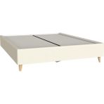 Doğtaş Legna Sandıklı Bazalı Karyola - 160 cm - Başlıksız - Krem
