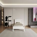 Doğu Genç Odası Karyolası, Soft Beyaz, 90X200