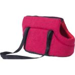 Dogula Portatif Köpek Araba Koltuk Seyahat Taşıma Çantası Seyahat Yürüyüş Evcil Hayvan Taşıyıcı Kırmızı 45X22X20CM (Yurt Dışından) - ------