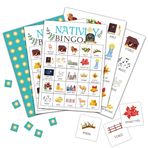 Doğum Bingo Kartları, 24 Oyuncu için Noel Doğum Oyunu, Aile Arkadaşları için Dini Noel Partisi Oyunları, Okul Sınıf Etkinlikleri, Tatil Partisi Hediyeleri Malzemeleri Süslemeler (07)