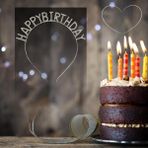 Doğum Günü Happy Birthday Metal Kristal Taşlı Taç