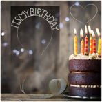 Doğum Günü It's My Birthday Metal Kristal Taşlı Taç
