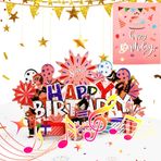 Doğum günü kartları, müzik ışıklı ve pastalı doğum günü kartı, erkekler ve kadınlar için Happy Birthday kartı, 3D Pop Up pasta kartı, doğum günü hediyesi, 20 x 25,7 cm (A)