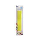 Doğum Günü Pasta Mumu Pastel 15 CM - 10'lu Sarı