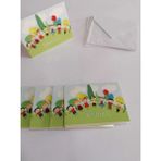 Doğum Günü Tebrik ve Davetiye Kartı 6 cm x 9 cm ( 5 Zarf + 5 Kart ) - KART3