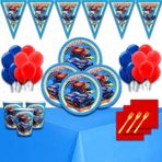 doğumgünüparti Hot Wheels Ateşli Arabalar 16 Kişilik Doğum Günü Parti Süsleri Malzemeleri Seti Hotwhells1