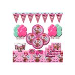 doğumgünüparti Pembe Bebek Doğum Günü Parti Seti 16 Kişilik