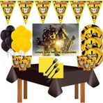 Doğumgünüparti Transformers Afişli Bumblebee 16 Kişilik Doğum Günü Parti Süsleri Malzemeleri Seti Lüxtransformers1