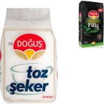 Doğuş 5 kg Toz Şeker + Doğuş 1 kg Filiz Çay