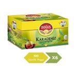 Doğuş Çay Doğuş Karadeniz 3.2 gr 100’lü Bergamotlu Demlik Poşet Çay X 6 Adet