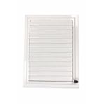 Doğuş Life Beyaz Alüminyum Yüzeysel Menfez Banyo Wc Panjur Havalandırma 50x50