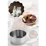 Doğuş Mutfak Çelik Cezve Kaçerola Sütlük ve Sosluk 16 cm 1400 ML