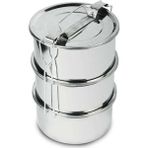 Doğuş Mutfak Çelik Sefer Tası 12/6 - Gri - 1500 ml