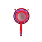 Doğuş Mutfak Plastik Süt Süzgeci 12-14-17-20 Cm Süzgeç 4 Lü Set