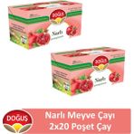 Doğuş Narlı Karışık Meyve Çayı 20'li x 2 Adet Tek Ebat - Bitki Çayı