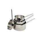 Doğuş Pazar 4 Lü Set Paslanmaz Çelik Kaçerola Sütlük Ve Sosluk 12-14-16 Cm