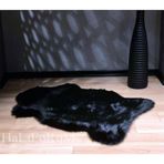 Doğuş Peluş Apost Tek Kafa Siyah Post 100x150 cm Salon Halı