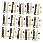 DOITOOL 1Set Kanca Resim Askıları Tuval Askı Vidaları Resim Çerçevesi Kiti Fotoğraf Çerçevesi Askıları Saat Çerçeve Askıları Resim Çerçevesi Vidaları Çerçeve Asma Vidaları Asma Kiti Demir