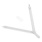 DOITOOL Matematik, Ağaç İşleme Ve Çizim Projelerinde Hassas Çalışmalar Için Yarıçap Ölçeği Ile Öğrenci Geometri Pusula Metal Daire Çizim Aracı Beyaz