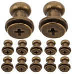 DOITOOL Mini çekmece düğmeleri, mini kafası, tutamak, dolap, çekmece, mini metal takı kutusu, hediye kutusu, düğmeler tek delikli çekme kulpları, ahşap takı için, hediye kutusu, 30