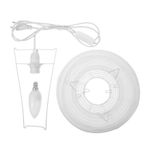 DOITOOL Yumuşak ışıklı gece lambası çalışma masası lambası ev hediyesi room decor ayaklı lambader dekoratif lamba hayranlar masa lambası kağıt lamba pirinç kağıdı abajur şapkası metal