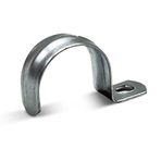 Doja Endüstriyel | Kablo ve Boru Kayışı Kelepçe | 22 mm Çap | Paketi 25 | Köprü Zımba | S Şeklinde Tüp Parantezler Fastener | Hortum Tel Eyer Klipler | Çinko Kaplama Metal Klip tamamlanması