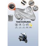 Dokaca Gri Arka Çanta Uyumlu Arora Gt 125 Uyumlu Motor Brandası, Koruyucu Örtü