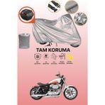 Dokaca Gri Arka Çanta Uyumlu Harley-Davidson Sportster Superlow XL883L Uyumlu Motosiklet Brandası