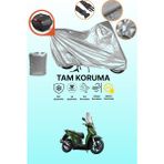 Dokaca Gri Arka Çanta Uyumlu Kymco People S 150I Uyumlu Motor Brandası, Koruyucu Örtü