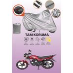 Dokaca Gri Arka Çanta Uyumlu Mondial 100 Superboy I Uyumlu Motor Brandası, Koruyucu Örtü
