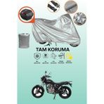 Dokaca Gri Arka Çanta Uyumlu Mondial 125 Vulture I Uyumlu Motor Brandası, Koruyucu Örtü