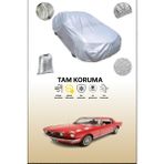 Dokaca Gri Ford Mustang 1966 Uyumulu Oto Branda, Araba Brandası, Koruyucu Örtü